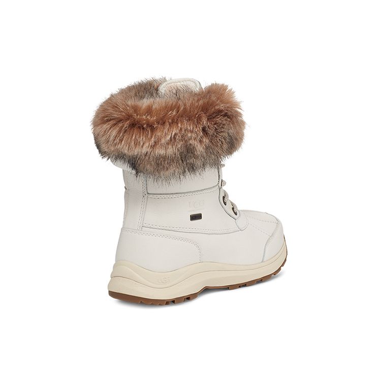 UGG  Adirondack III Tipped Boot White Women Sneakers 1123253-WHT