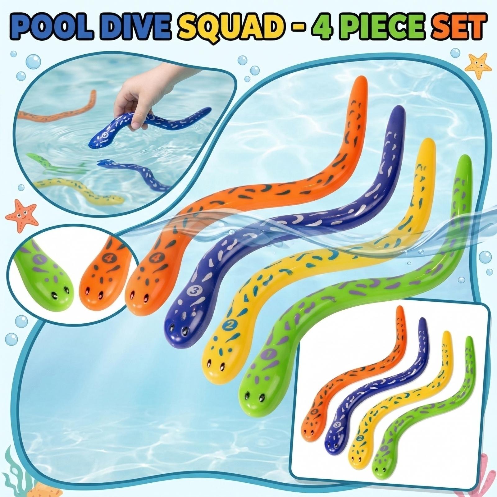 Recommended Children s Diving Snake Toys Water Toy Snake s Buoyancy Principle Swimming Toy Bottom Toys -drowning Diving Toys One Size