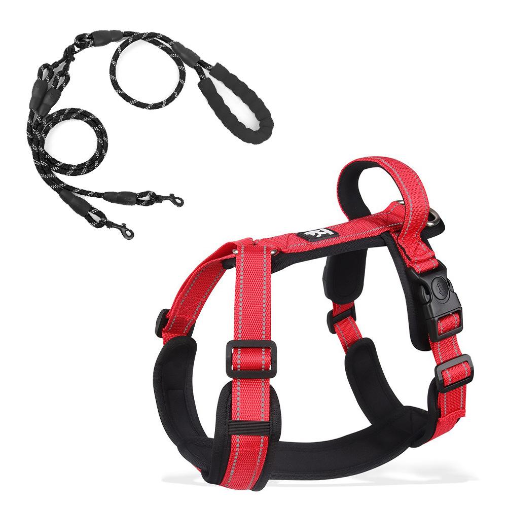 Nové vodítko pro psy, dvoudílný hrudní popruh pro domácí mazlíčky, vodítko pro venčení malých a středních psů