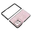 Schutzhülle Kristallhülle Sturzsicher Stoßfest Handyhülle für Oppo Find N2 Pink Glitzer