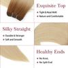 30 Inch 200g Straight Hair Bundles Bio Synthetic High Temperature Fiber Piano Blonde Red Hair ExtensionsHair Weaving Full to End