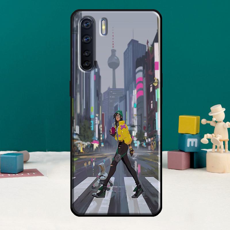 Valorant Game Phone Case For Oppo A17 A18 A38 A58 A78 A98 A79 A40 A60 A80 A16 A76 A96 A15 A74 A94 A54 A77