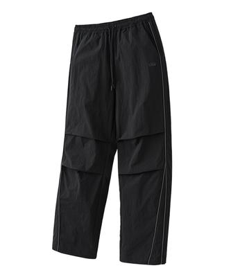 RAIMENT Side Line Two-Tuck Piping Pants_Black