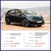 Fit for Cupra Born    Luxurious Gloss Black Outer Door Handle Cover Trim Car Styling Protective Accessories Stickers