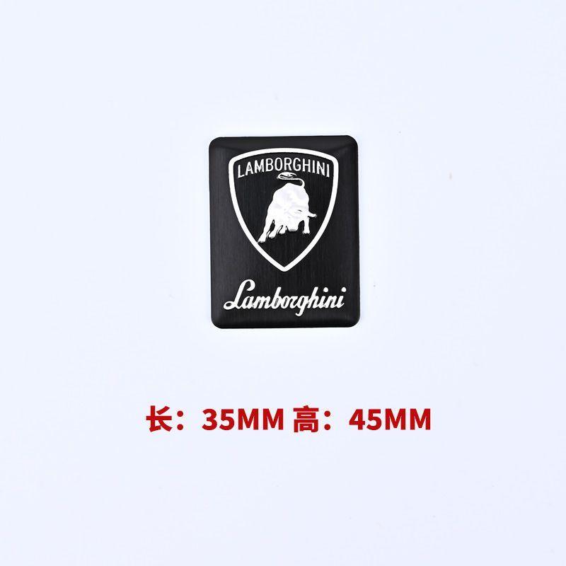 Metalowe Naklejki Samochodów Sportowych 3D Stereoskopowa Modyfikowana Aluminiowa Naklejka Na Lamborghini Urus Huracan Aventador Premium Akcesorium