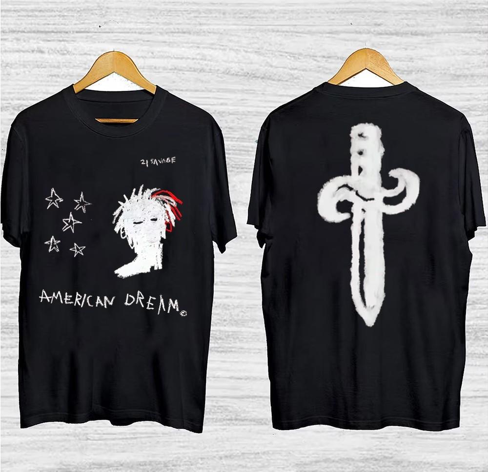 Классическая коллекция 21 Savage  S-235XL Футболка B07.177 Унисекс XXXXL