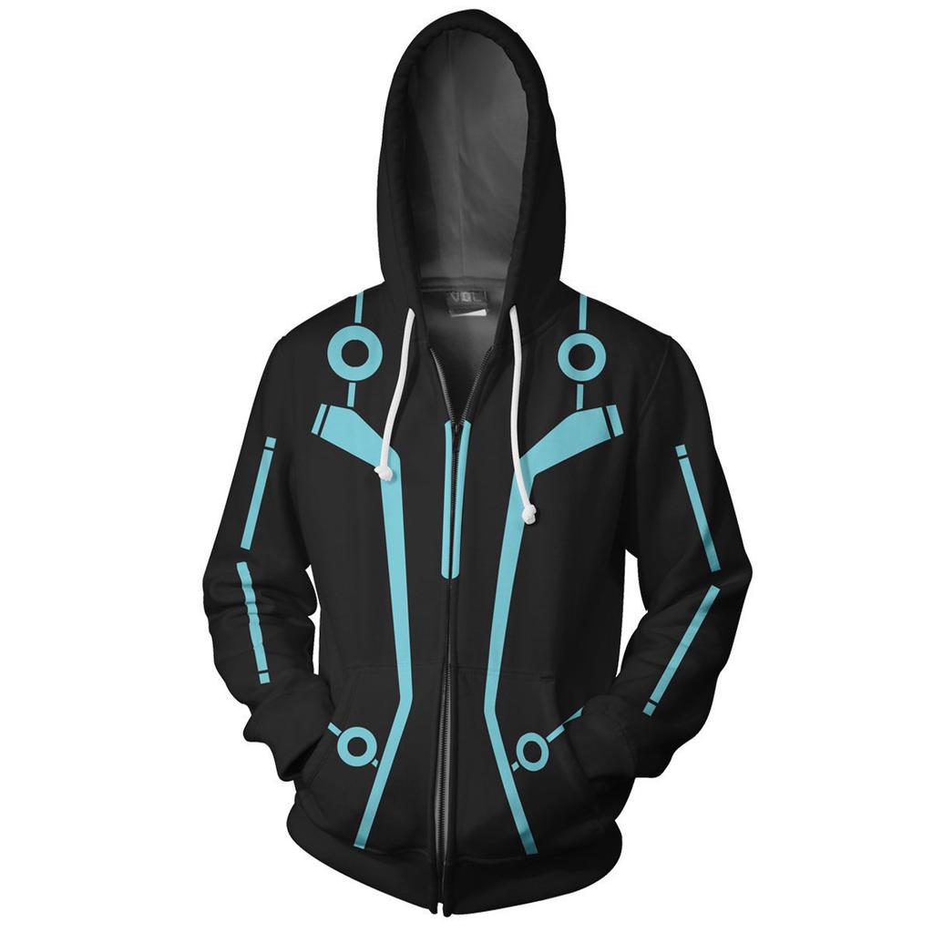 New, animation sweater, steel alchemist, Edward 3D printed sweater zipper cardigan animation periphery