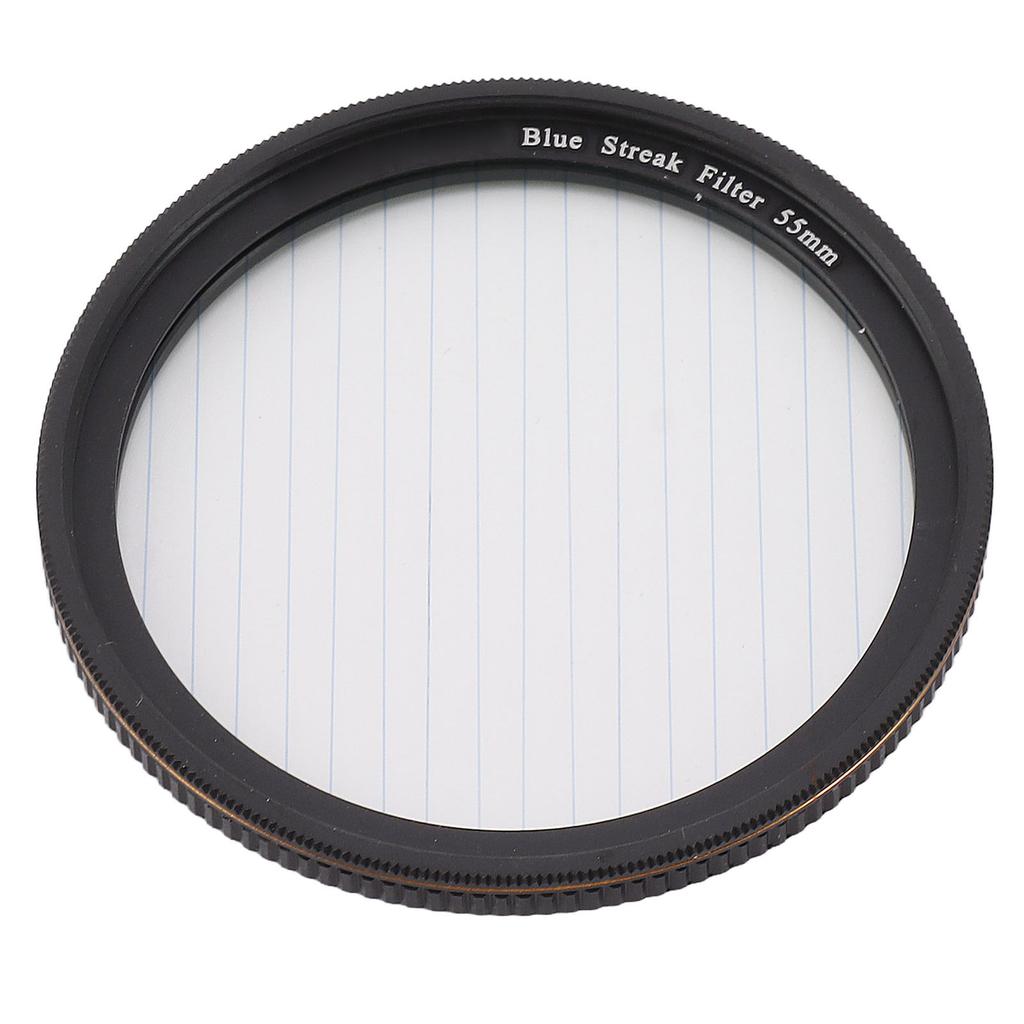 Blue Streak Special Effects Filter Micro Single Lens Camera Optical Glass Blue Streak Filter for Night Shooting