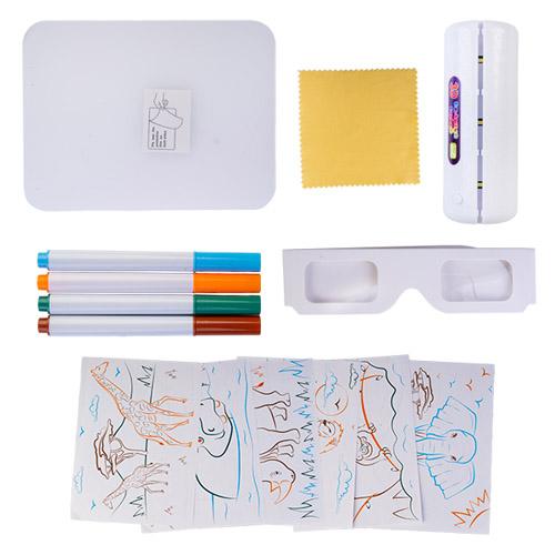 3D Illuminate Drawing Board (Wild Animals)