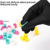 300 Pcs Disposable Silicone Tattoo Ink Cups Color Cup With Base Pigment Holder Container Cap Tattoo Accessory For Tattoo Ink