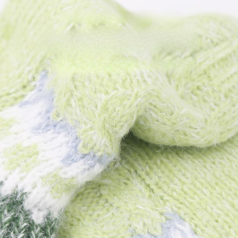 Thermal Socks for Women Non-Slip Knitted Slipper Cozy Floor Socks with Gripper Warm Bedroom Sleep Socks Winter Lounge Cosy Nights Indoors