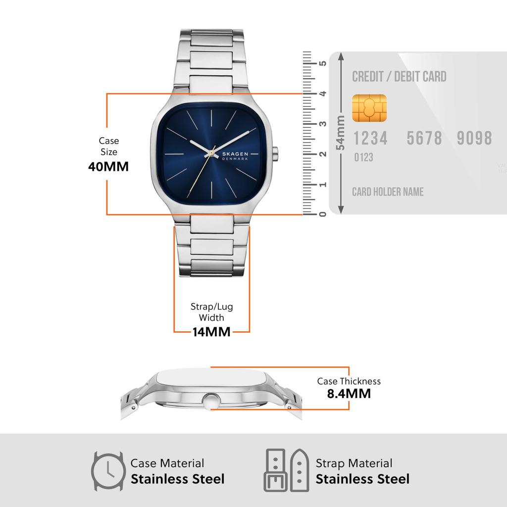 Skagen Mellem SKW6946 Silver Watch Men's
