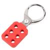 Safety Lockout Hasp 6 Holes Insulating Portable High Strength Tagout Hasp Red Nylon Lock Out for Industry