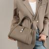 Cowhide Versatile Vegetable Basket Bag New Fashionable Large-capacity Leather Women's Bag Shoulder Handbag