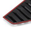 2X Car Rear Side Window Louvers, For Golf 7 R MK 7 7.5 2013- Racing Style Window Blinds Air Vent Scoop Cover Black