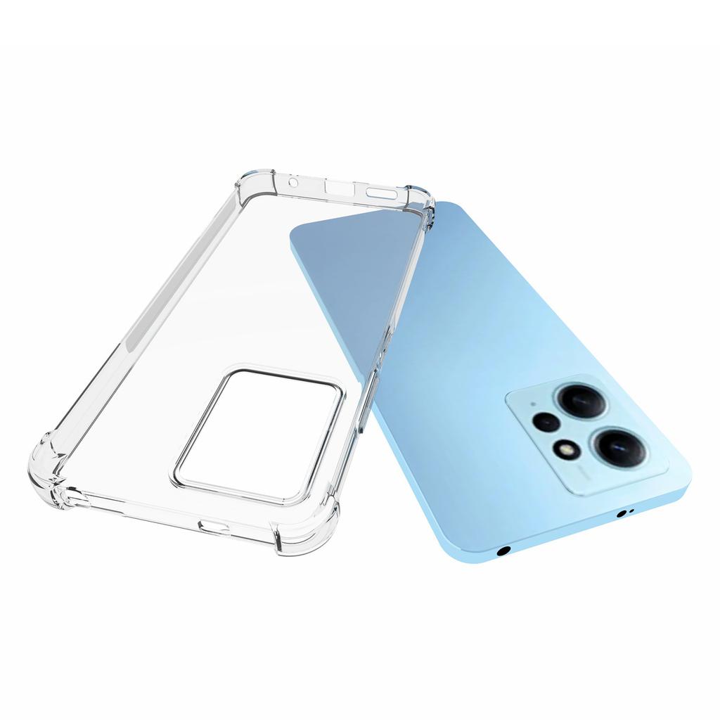 Antypoślizgowe etui na telefon dla Xiaomi Redmi Note 12 4G, wstrząsoodporne, z poduszkami powietrznymi w czterech rogach, miękkie etui TPU na telefon