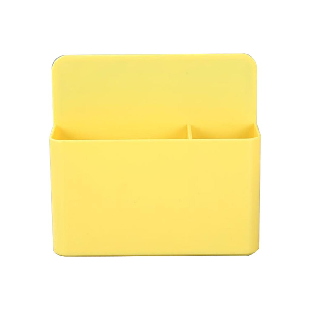 Magnetic Whiteboard Pen Holder Plastic Multifunctional Storage Box Organizer for Office Classroom Desk Accessories with Strong Adhesive Backing