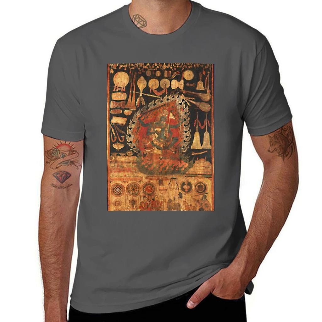 Unisexdala 75 Goddess Palden Lhamo TShirt Large Size Casual Tee Shirt