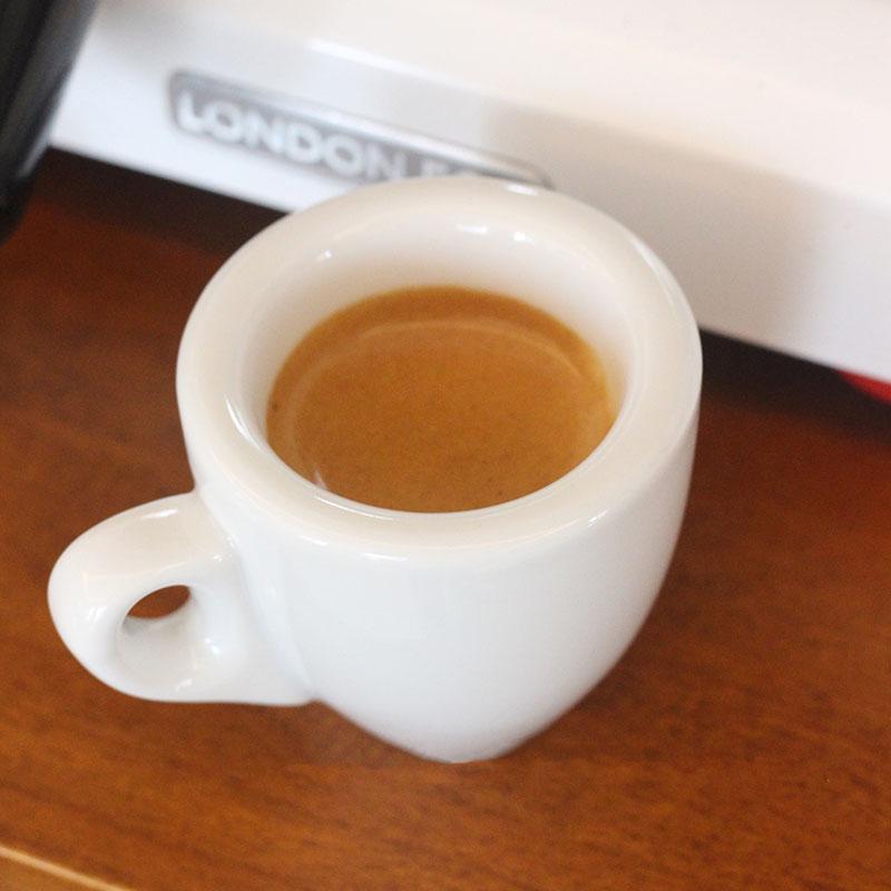 50ML Ceramic Espresso Cups Pure White Minimalist Espresso Mugs and Saucers 9mm Thick Design Perfect for Espresso Machine