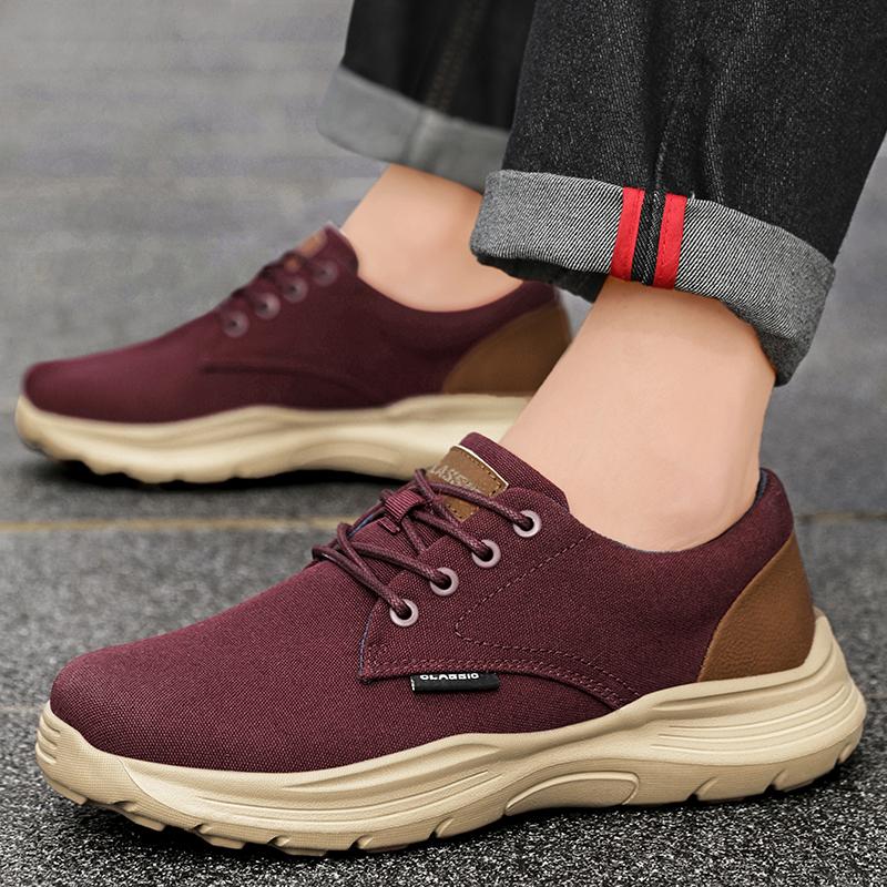 New Summer Men Canvas Shoes Breathable Denim Canvas Casual Shoes Men Loafers Comfortable Ultralight Lazy Boat Shoes Big Size 47