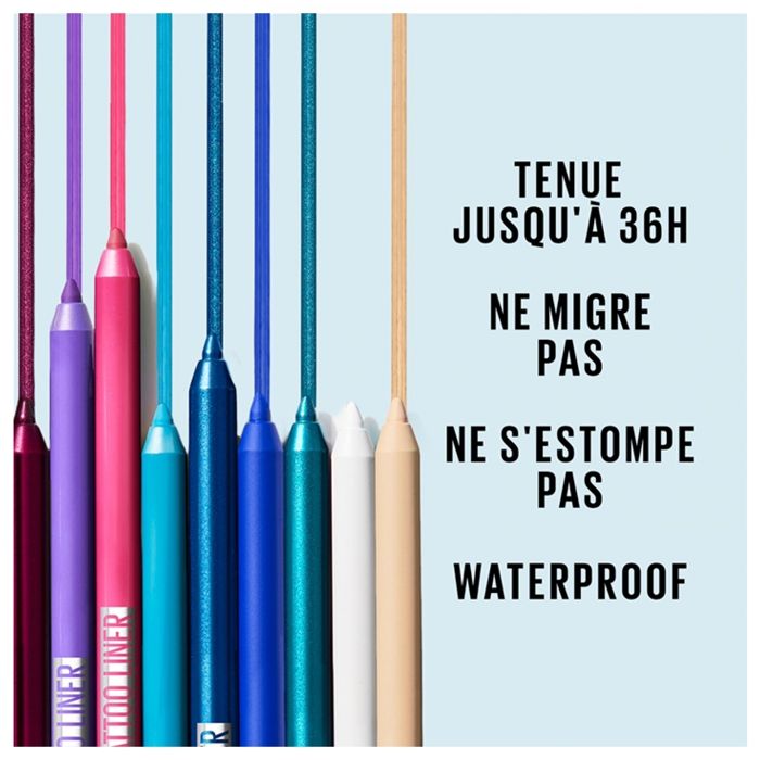 Crayon Yeux - Maybelline - Tattoo Liner - Waterproof - Tenue 36h - Teinte HUNT