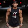 Mens Casual Fitness Sleeveless Splicing Shirts Gym Bodybuilding Sports Running Vests Workout Muscle Cotton Breathable Tank Tops