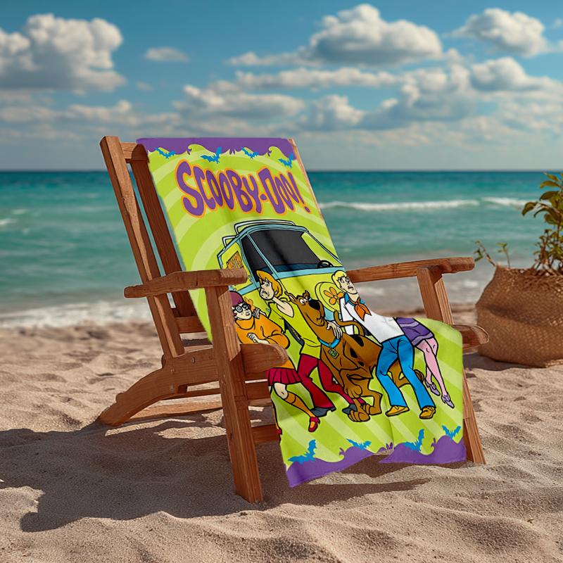 Ultra-Soft Beach Towel with Scooby-Doo Theme,Ideal for Pool - Camping, Diving - Perfect Travel Essential, Vibrant Beach Towel.