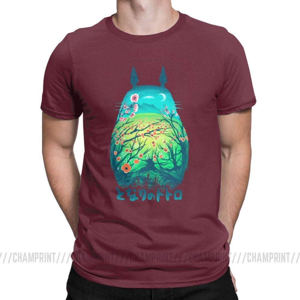Men S T Shirt He Is My Neighbor Totoro Novelty 100 Cotton Tee Shirt Short Sleeve