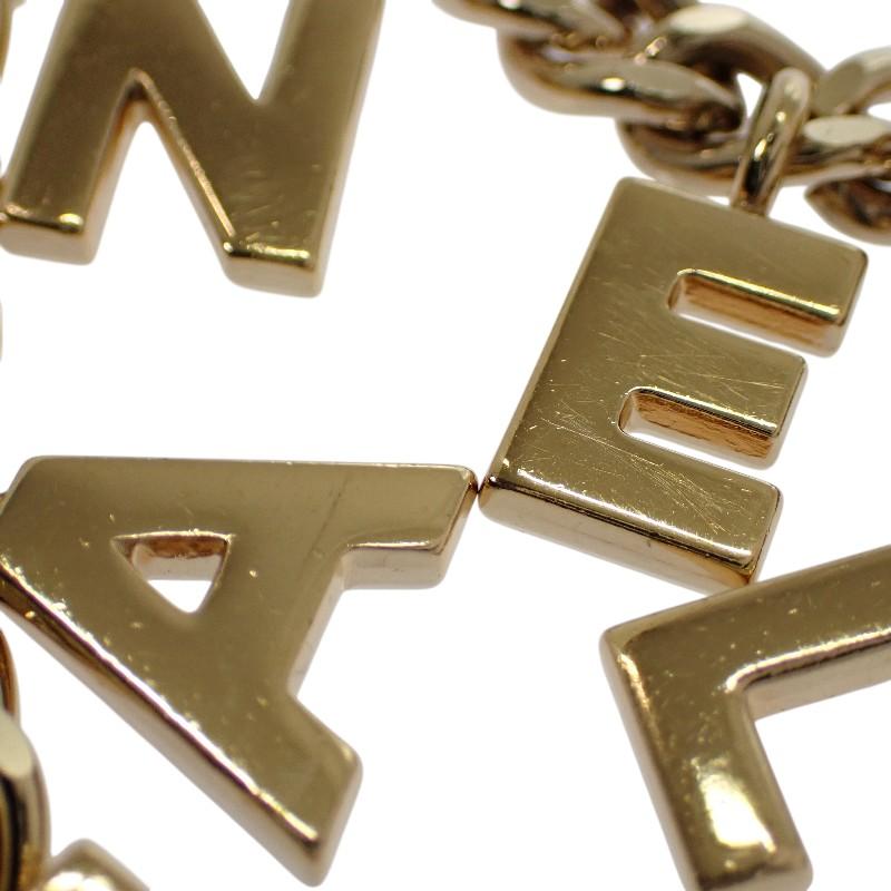 Chanel Necklace Gold Metal Women