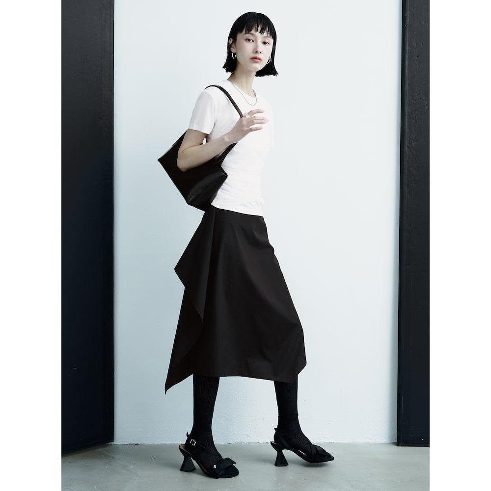 8SECONDS Asymmetrical Skirt Black