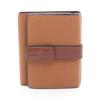 Used Trifold Wallet Tri-fold Wallet C660TR2X01 Leather Brown Used Women