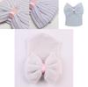 Adorable Newborn Baby Hat With Large Bow Stylish Knit Design For Spring And Autumn Seasons