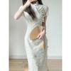 Îmbunătățit Cheongsam de primăvară și de vară stil chinezesc rochie temperament îmbrăcăminte femei