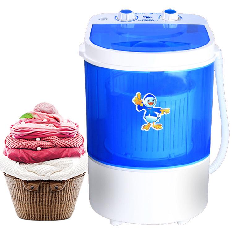 Compact Semi-Automatic Washing Machine with Spin Dryer for Socks, Children's and Baby Clothes