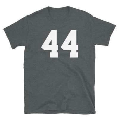 Team Uniform Jersey Number 44 Birthday Varsity Short-Sleeve Unisex T-Shirt Unisex T-Shirt