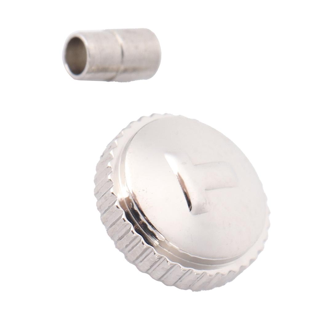 Watch Crown Spare Parts Alloy T41 Watch Head Repair Parts Replacement Accessories Silver