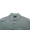 Emporio Armani Ss26 Striped Trim Eagle Logo Embroidered Business Casual Short Sleeve Polo Shirt Men Polo Shirts EM004606AF23090U9170