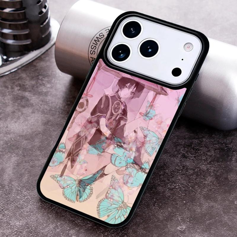 Scaramouche Genshin Impact Phone Case For iPhone 17,16e,15,14,13,12,11,Mini,Pro,MAX soft Silicone Cover