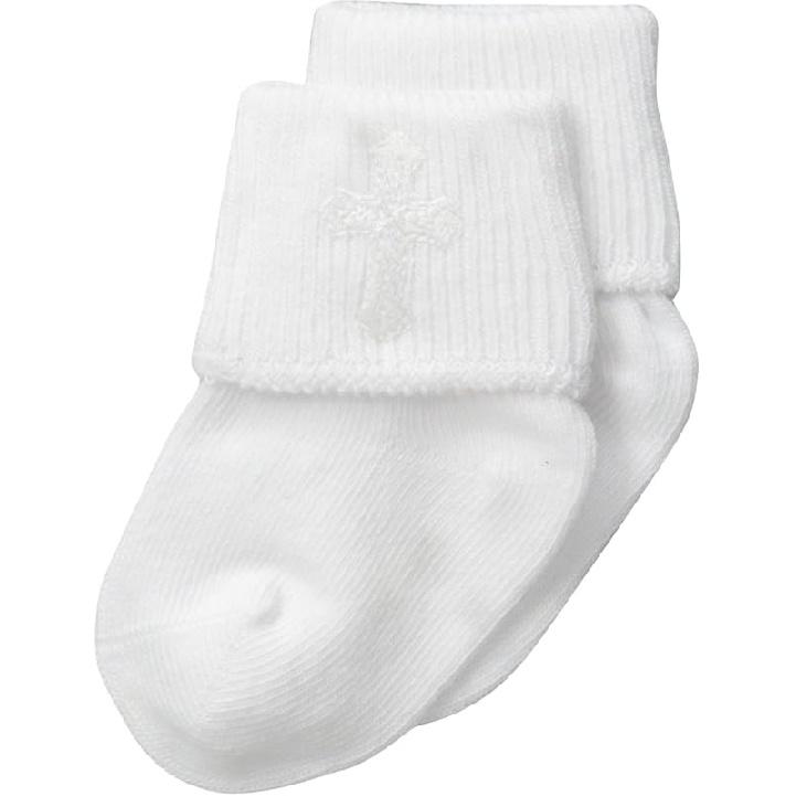 Jefferies Socks Unisex-Baby Newborn Christening Turn Cuff Socks 3 Pair Pack 3-12 Months