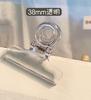Acrylic transparent file snack plastic sealing clip small clip multifunctional simple swallowtail clip fixed