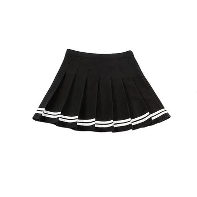 Pleated Skirt Women's Fall And Winter Half-body Skirt High-waisted A-line Thin Small Short Skirt College Self-protection From Light