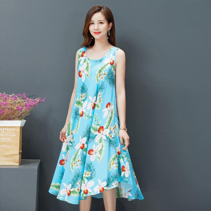 Summer Oversize Dresses for Women Elegant Casual Sleeveless Long Dresses