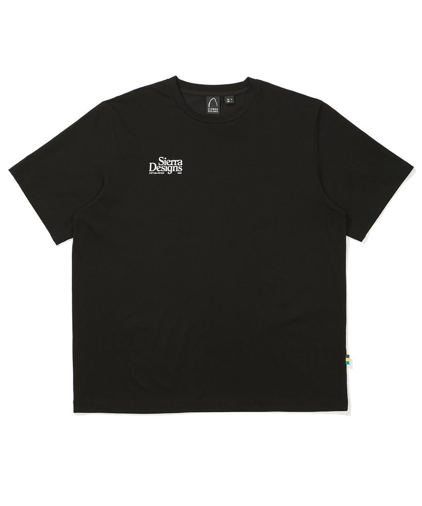 SIERRA DESIGNS Richmond Logo Chill-Lite Short Sleeve T-Shirt Black