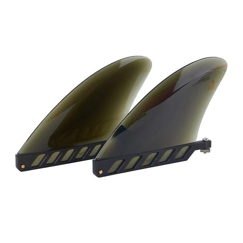 

4,6-дюймовый гибкий центральный плавник Sup White Water Fin для надувной Sup, длинной доски, серфборда, надувной доски для гребли, аксессуары для серфинга чёрный