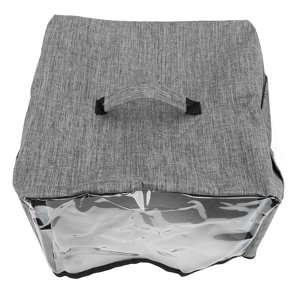 Toaster Cover with Base Waterproof Oxford Cloth Small Appliance Dust Cover with Transparent Front Panel
