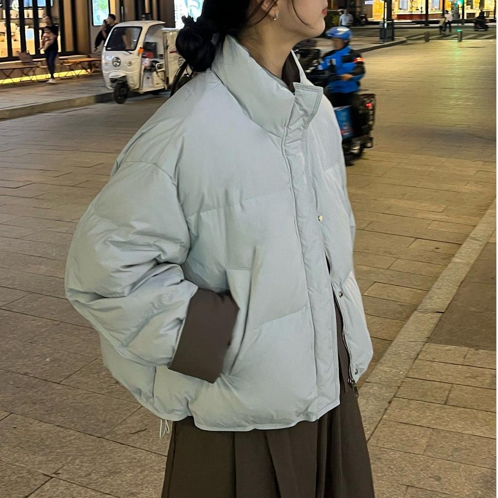 Winter Contrast Color Small Cotton-padded Jacket, Bread Jacket, Short Cotton-padded Jacket, Top