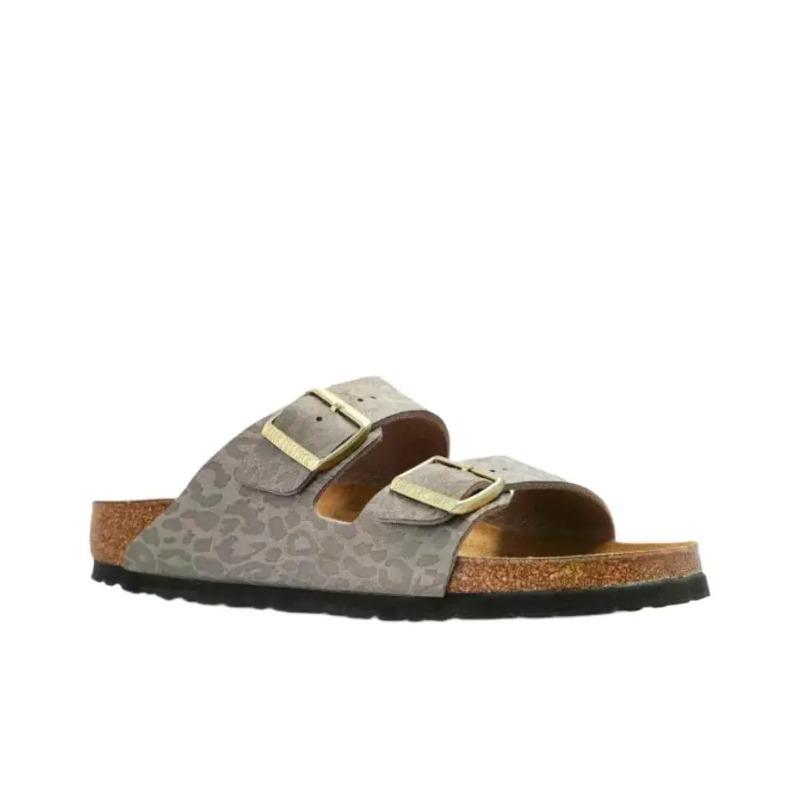 Birkenstock Arizona Женские Модные Удобные Резиновые Сандалии Серые 1031941 38