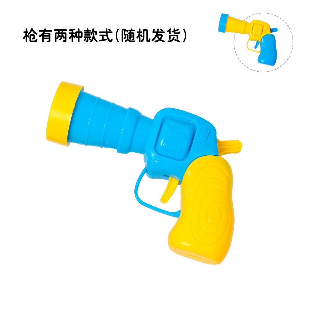 Cat toy pom-pom launcher gun, boredom-relief toy, high-elasticity pom-pom, bite-resistant cat teaser stick, pet ball Popular cat toy