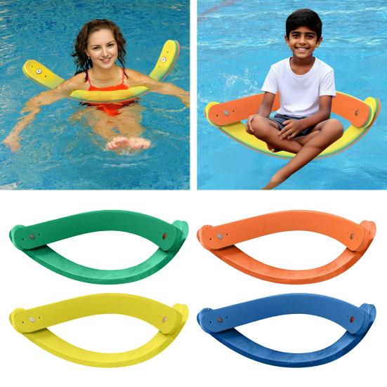 Vodní lehátko pro dospělé Nepřifukovací pěnové plováky do bazénu Lehátko Židle 3v1 Plovák-N-Skládací Vodní židle pro letní párty Bazén Pláž Jezero