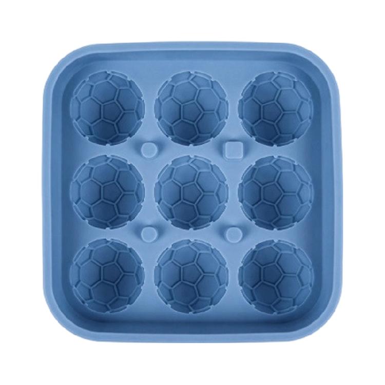 Soccer Shape Ice Cubes Maker Molds Creative Football Themed Ice Tray For Sports Event Drink Accessories